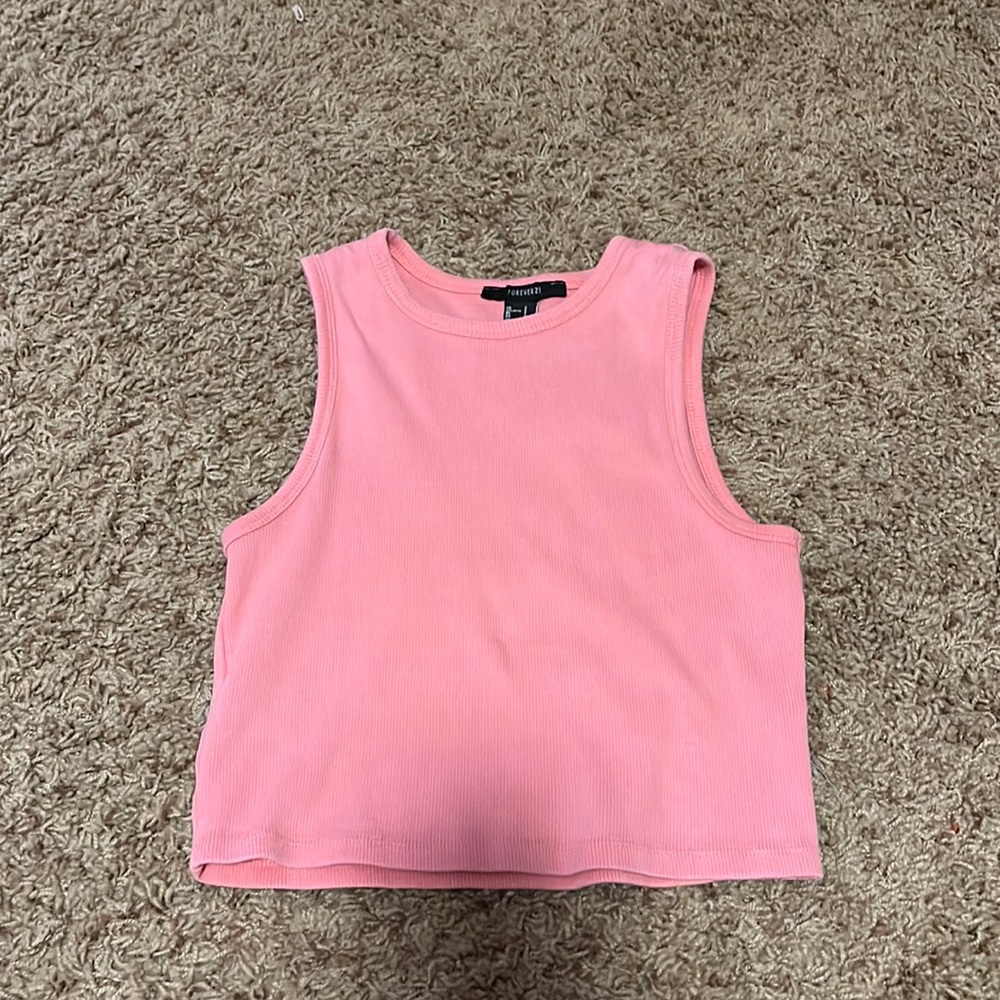 Pink Forever21 halter top